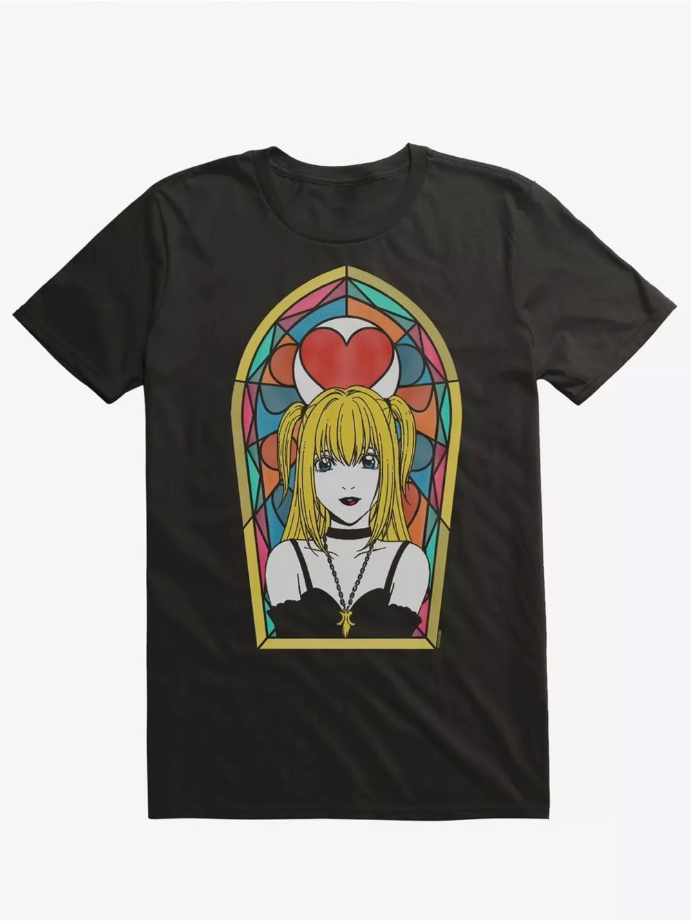 Hot Topic Death Note Misa Stained Glass Women’s T-Shirt Size Medium Anime